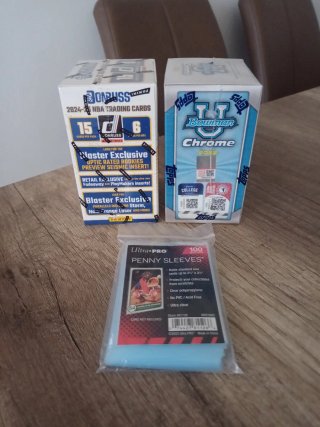 Cajas NBA y NFL + Sleeves Ultra Pro