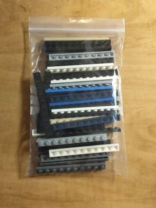 Lego 55 piezas 1x10
