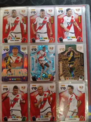 Pack Cromos Rayo Vallecano Adrenalyn XL Liga 2026.