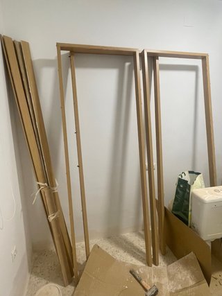 Juego de puertas de paso de madera