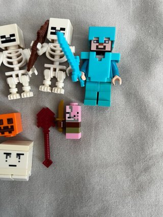 Lote LEGO Minecraft minifiguras
