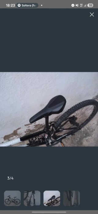 Bicicleta Monty MTB Negra