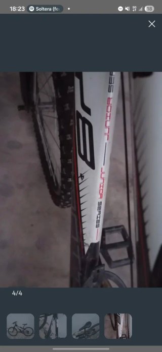 Bicicleta Monty MTB Negra