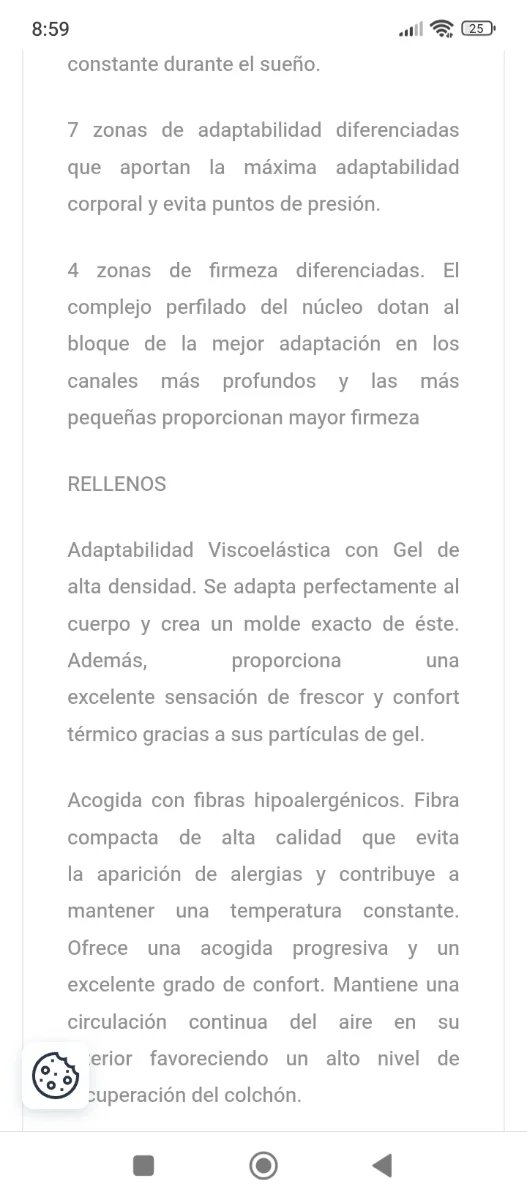 150x190 FLEX GALAXY VISCO COLCHON FIRMEZA SUPERIOR