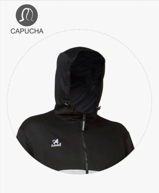 Chándal Asioka Hombre XL Negro/Blanco