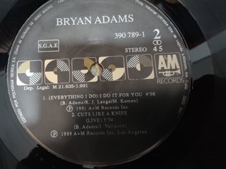 Vinilo Bryan Adams Robin Hood Prince of Thieves