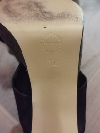 Sandalias de tacón negras