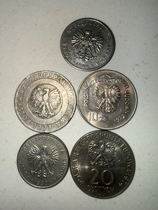 Lote Billetes y Monedas Polonia