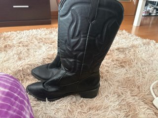 Botas vaqueras negras