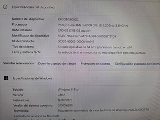 HP ProOne 600 G2 i5 / 8GB RAM/ SSD 240GB Ordenador
