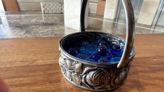 Gemas de cristal azul