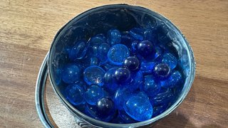 Gemas de cristal azul
