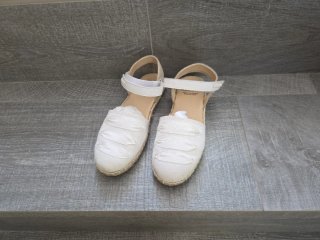 Esparteñas comunión blancas