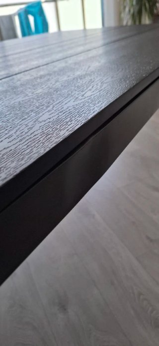 Mesa de jardín metálica y madera MADERUP de Jysk