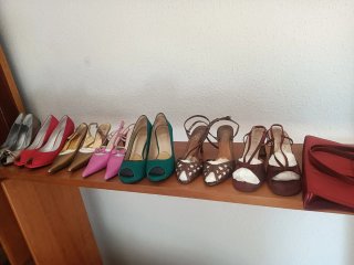 Lote 7 pares zapatos mujer talla 37