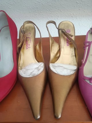 Lote 7 pares zapatos mujer talla 37