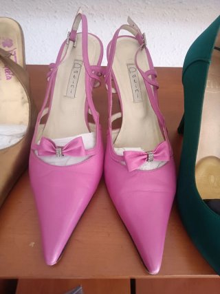 Lote 7 pares zapatos mujer talla 37