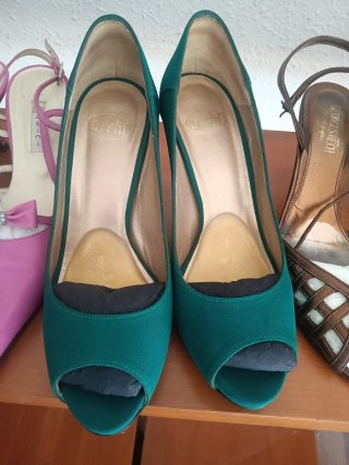 Lote 7 pares zapatos mujer talla 37