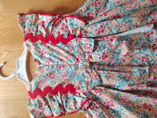 Vestido infantil floral Del Sur