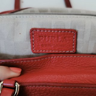 Bolso Furla Piel Roja Original