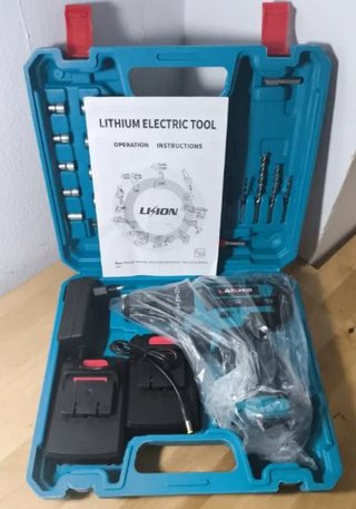 NUEVO Taladro percutor atornillador + 2 baterías