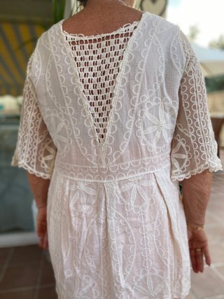 Camisa Ibicenca Blanca Talla XL