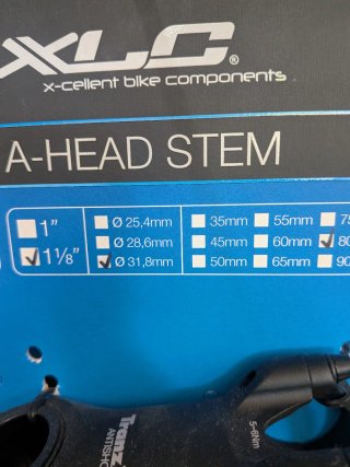 Potencia XLC Anti Shock A-Head 1 1/8