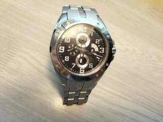 Reloj Festina Caballero Negro y Plateado
