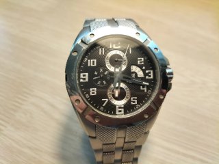 Reloj Festina Caballero Negro y Plateado