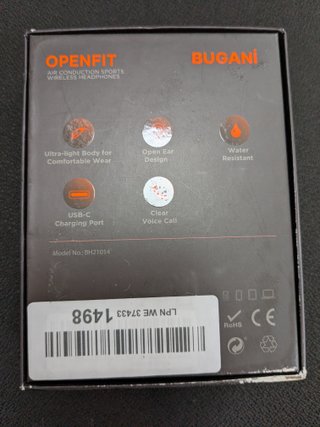 BUGANI FIT OPENFIT Auriculares Open Ear