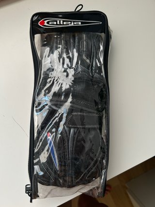 Guantes de moto invierno negros y azules