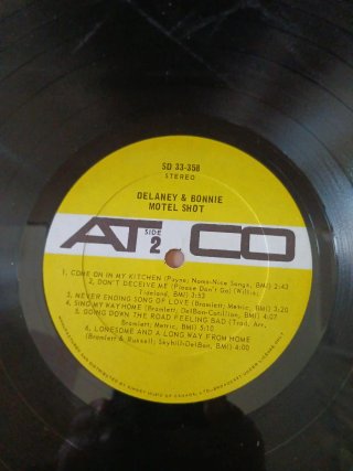 DELANEY & BONNIE "Motel Shot"-1971 LP - Gatefold -