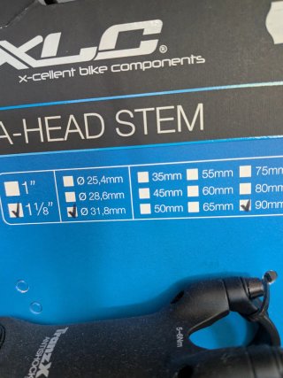 Potencia XLC A-HEAD STEM Antishock
