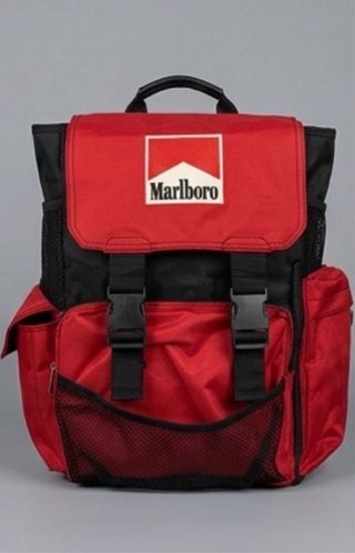 Mochila Marlboro Roja y Negra