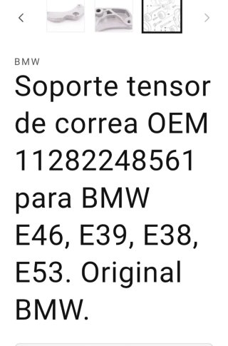 Soporte tensor polea BMW