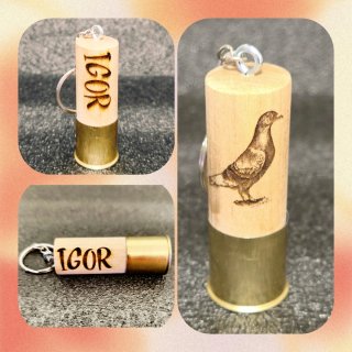 Llavero de cartucho personalizado