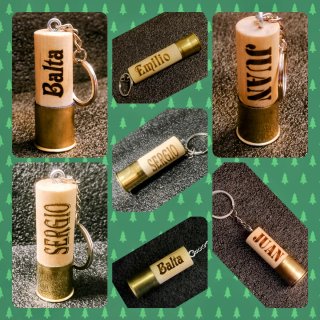 Llavero de cartucho personalizado