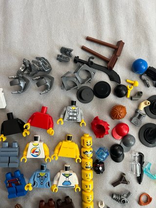 Lote LEGO Minifiguras y piezas