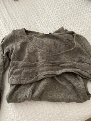Jersey Transit Gris verdoso Talla s