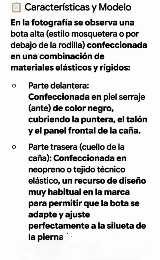Botas altas piel y neopreno negras