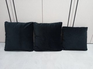 Cojines terciopelo negros. OFERTAAAAAA