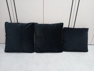 Cojines terciopelo negros. OFERTAAAAAA