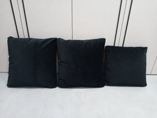 Cojines terciopelo negros. OFERTAAAAAA