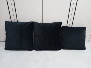 Cojines terciopelo negros. OFERTAAAAAA