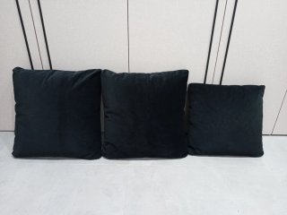 Cojines terciopelo negros. OFERTAAAAAA