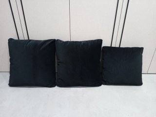 Cojines terciopelo negros. OFERTAAAAAA