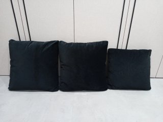Cojines terciopelo negros. OFERTAAAAAA