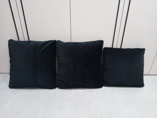 Cojines terciopelo negros. OFERTAAAAAA