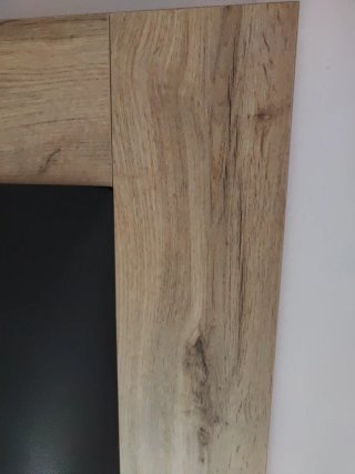 Cabecero Cama 150cm Madera y Cuero