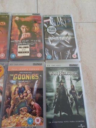 Cajas UMD PSP Sony (6 unidades)